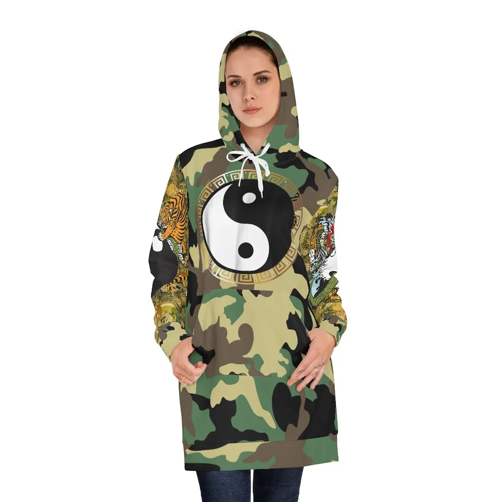 Serpent's Revenge (YinYang) Hoodie Dress