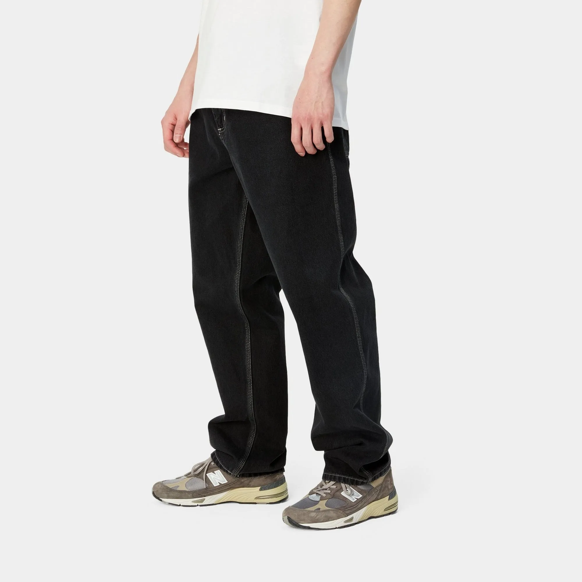 Simple Pant - Denim | Black (heavy stone wash)