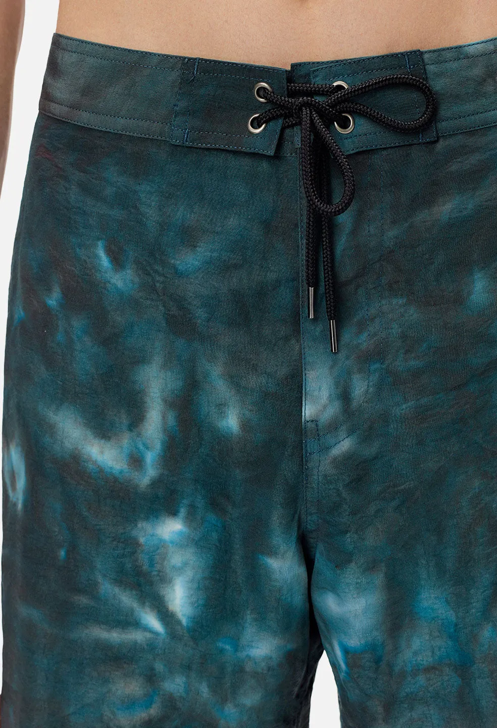 Solar Board Shorts / Tie Dye Teal