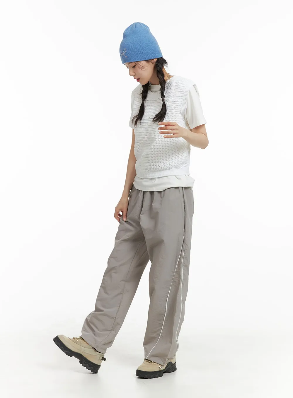 Sporty Drawstring Trousers OM421