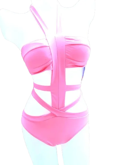 Strappy Bandage Monokini Swimsuit Women In A Backless Three Point Swimsuit 3x Womens Lingerie