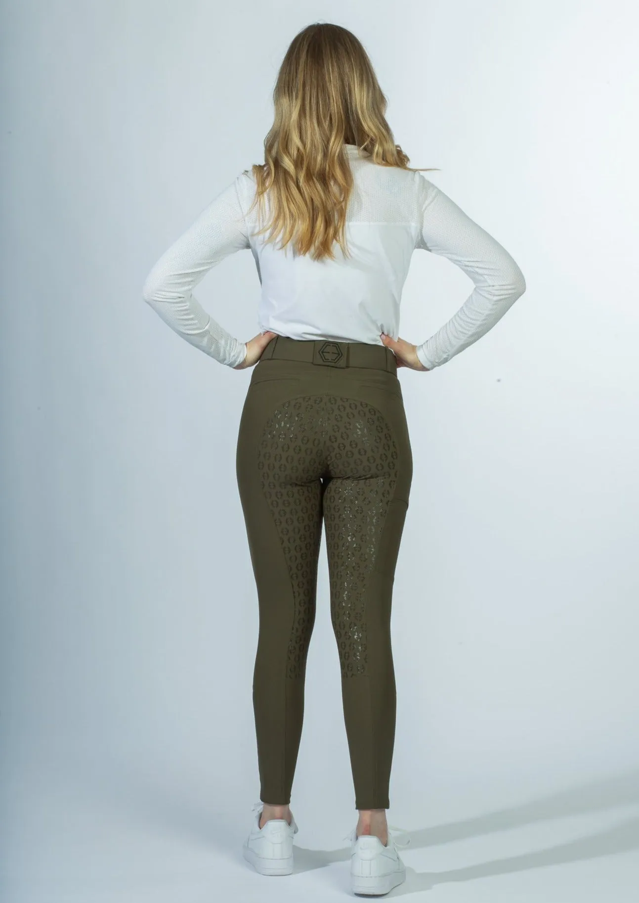 The Wren Full Seat Breech in Olive Green