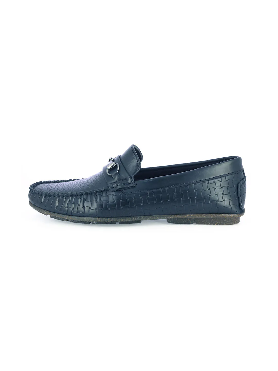 Travis Men's Navy Formal Loafers