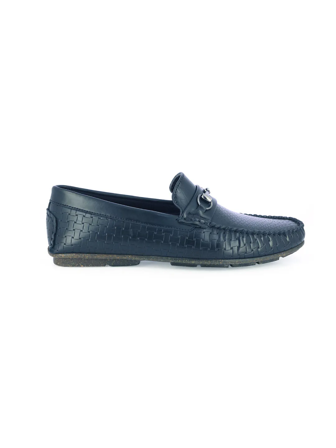 Travis Men's Navy Formal Loafers