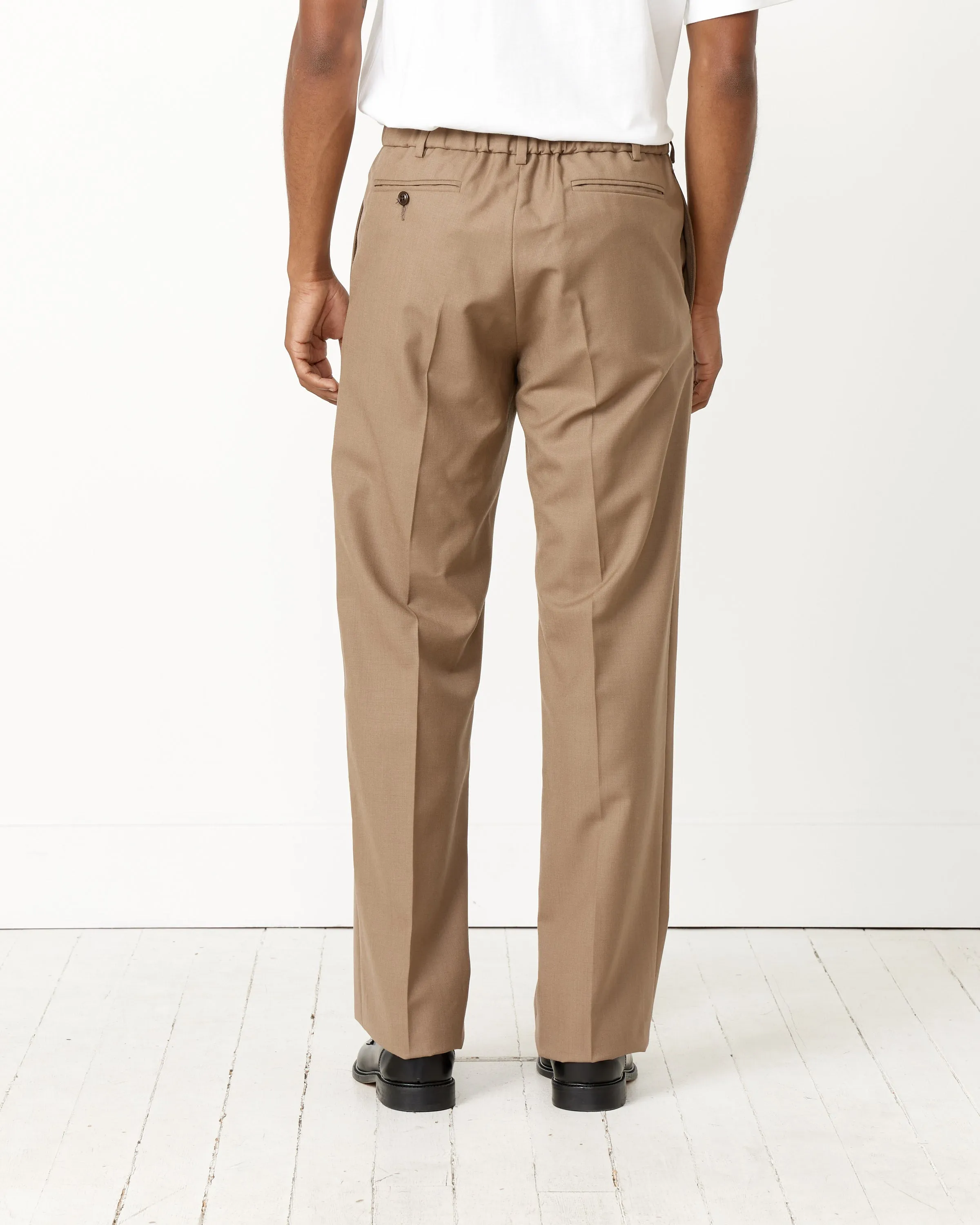 West Coast Tropical Wool Pant in Khaki